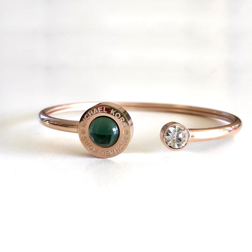 Last one! Michael Kors Rose Gold Flexible Cuff - Picture 3 of 4